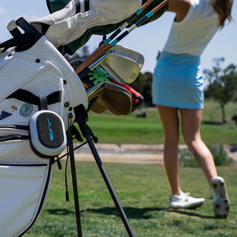 JLab Pop Party Portable Bluetooth Speaker, 5W, RGB Lighting, 8+H Playtime, IPX5 Splashproof, USB-C