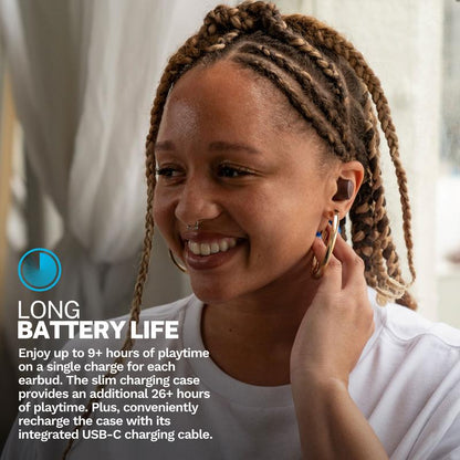 JLab JBuds Lux ANC Wireless Headphones, Custom EQ, Over-Ear, Foldable